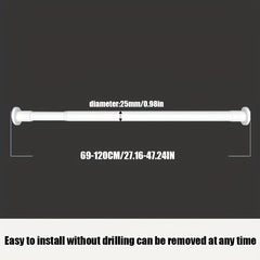 Stainless Steel Telescopic Rod for Installation and Drying