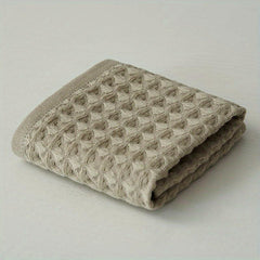 Honeycomb Grid Face Towel Soft Absorbent Quick Drying Bathroom Kitchen Travel