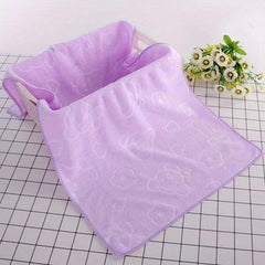 2pcs Soft and Absorbent Microfiber Beach Towel with Cute Bear and Flower