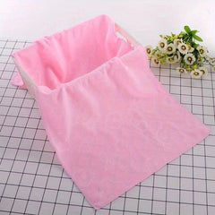 2pcs Soft and Absorbent Microfiber Beach Towel with Cute Bear and Flower