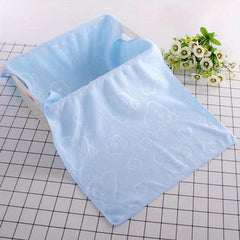 2pcs Soft and Absorbent Microfiber Beach Towel with Cute Bear and Flower