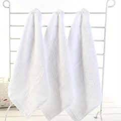8pcs Cotton Wash Cloth 11.81 X 11.81 Inch Soft Handerchief Ultra Absorbent