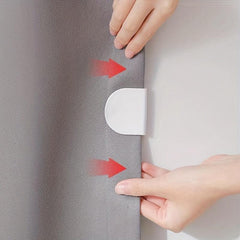 4pcs Shower Curtain Fixing Clip Door Curtain Windproof Clip