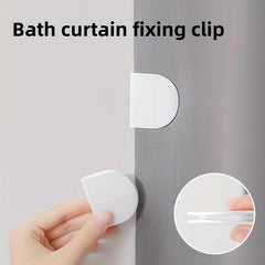 4pcs Shower Curtain Fixing Clip Door Curtain Windproof Clip