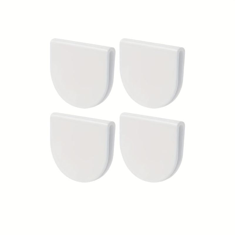 4pcs Shower Curtain Fixing Clip Door Curtain Windproof Clip