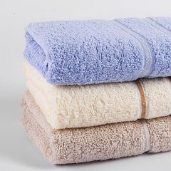 Cotton Hand Towel Absorbent Soft Stripes Towel 33x69cm
