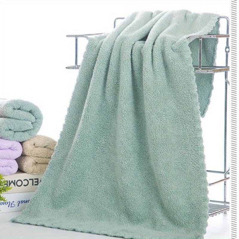 Coral Fleece Hand Towel Absorbent Soft Cotton Face Wash Towel Hotel Bathroom