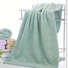 Coral Fleece Hand Towel Absorbent Soft Cotton Face Wash Towel Hotel Bathroom