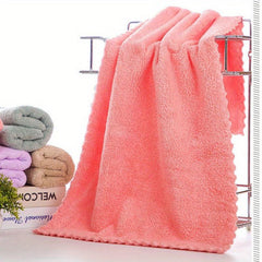Coral Fleece Hand Towel Absorbent Soft Cotton Face Wash Towel Hotel Bathroom