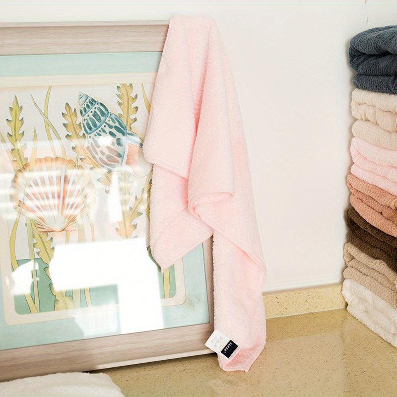 Soft Coral Fleece Hand Towel for Home Bathroom