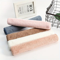 Soft Coral Fleece Hand Towel for Home Bathroom