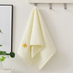 Cloud Embroidered Hand Towel Soft Absorbent Face Towel