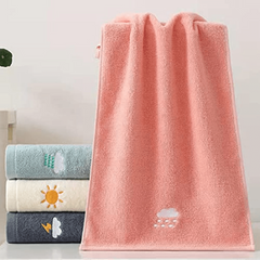 Cloud Embroidered Hand Towel Soft Absorbent Face Towel