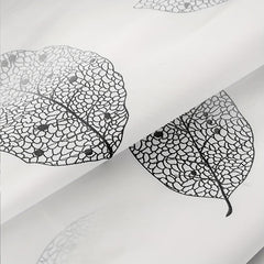 Waterproof Leaf Pattern Shower Curtain 70.87x70.87in