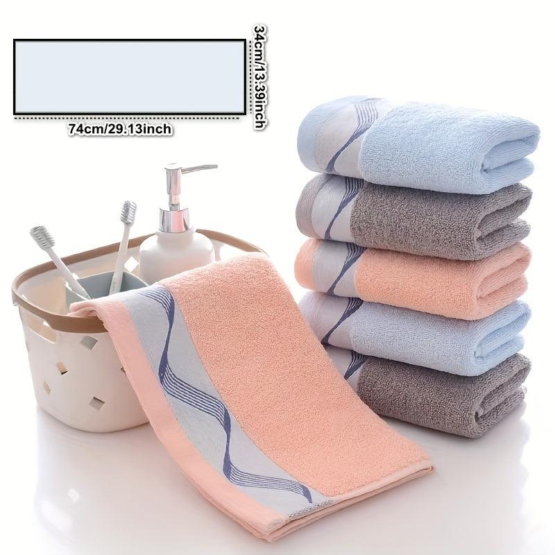 Soft Absorbent Hand Towel for Swimming Pool Home Gym 13x29in
