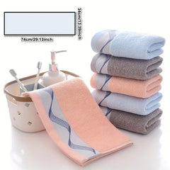 Soft Absorbent Hand Towel for Swimming Pool Home Gym 13x29in