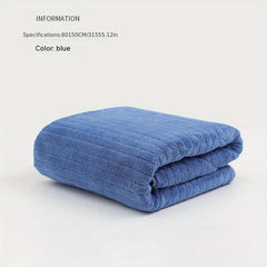 Large Size Striped Cotton Bath Towel for Men and Women