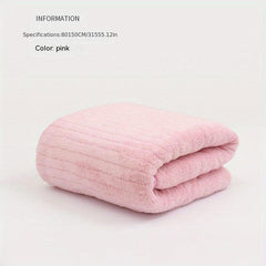 Large Size Striped Cotton Bath Towel for Men and Women