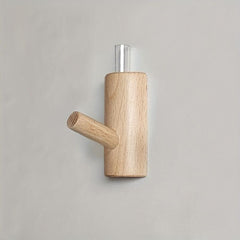 Wooden Non-perforated Hook Strong Load-bearing Hanger Decorative Hook