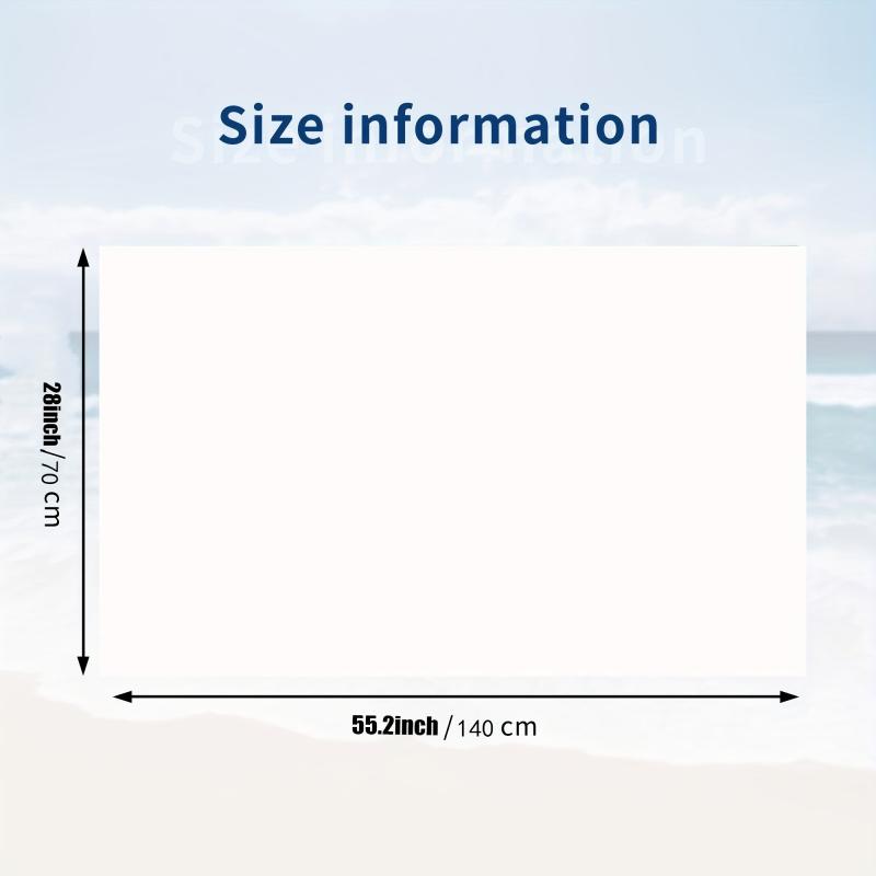 Quick Dry Beach Towel Soft Absorbent Lightweight Sandproof for Travel