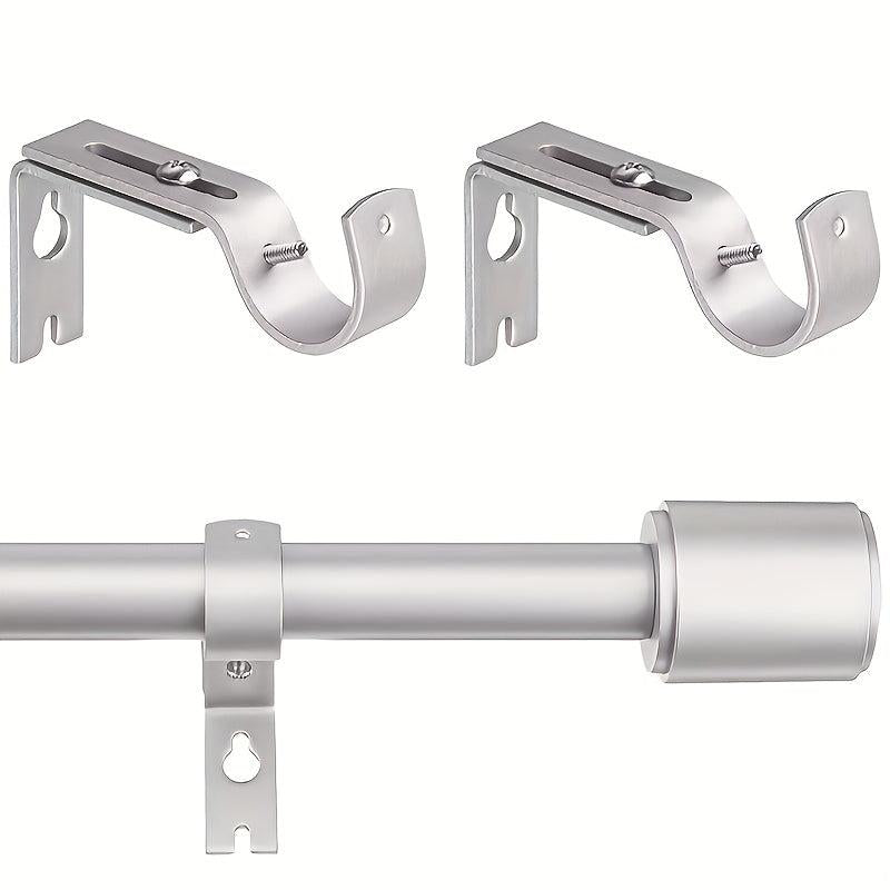 Adjustable Roman Rod Bracket with Telescopic Curtain Rod Bracket