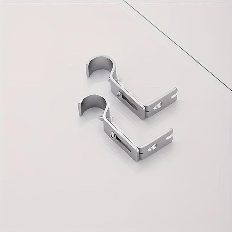 Adjustable Roman Rod Bracket with Telescopic Curtain Rod Bracket