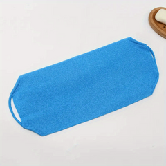 Exfoliating Back Scrubber with Handle, Long Shower Towel for Deep Cleaning