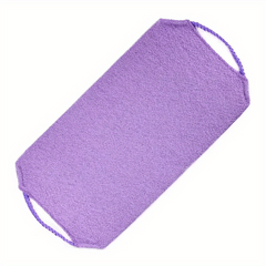 Exfoliating Back Scrubber with Handle, Long Shower Towel for Deep Cleaning