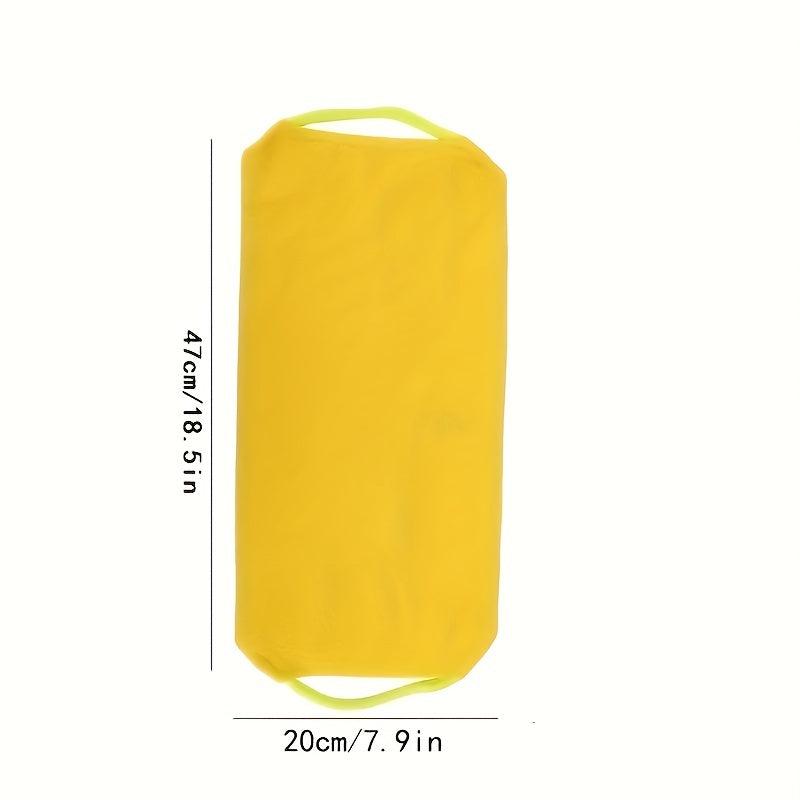 Exfoliating Back Scrubber with Handle, Long Shower Towel for Deep Cleaning