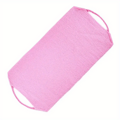 Exfoliating Back Scrubber with Handle, Long Shower Towel for Deep Cleaning