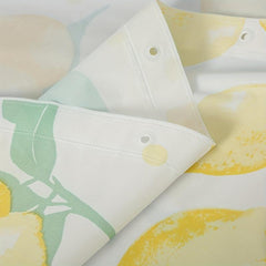 Yellow Lemon Pattern Shower Curtain 72in