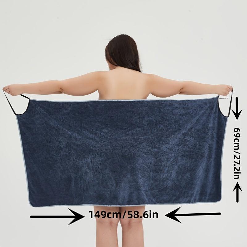 Women's Plush Fleece Bath Towel Dress