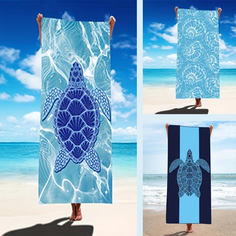 Large Quick Drying Microfiber Beach Towel, Sand Free, Ultra Light