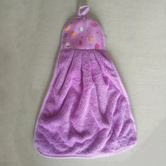 Coral Velvet Hand Towels 9.84 x 16.93 Inches
