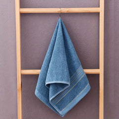 3pcs Striped Embroidered Hand Towel - Soft Skin-friendly Face Towel