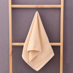 3pcs Striped Embroidered Hand Towel - Soft Skin-friendly Face Towel