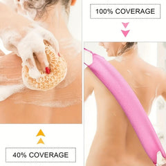 2pcs Exfoliating Bath Cloth Body Scrubber Towel for Shower Unisex Back Rubbing