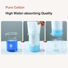 2pc Cotton Bath Towel Set Individually Wrapped Travel Business Soft Absorbent