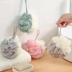 1pc Foaming Bath Ball Loofah Sponge Deep Cleaning Rose Shower Loofah
