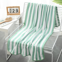 Polyester Stripe Beach Towel For Adults 70x140cm