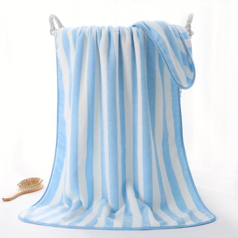 Polyester Stripe Beach Towel For Adults 70x140cm