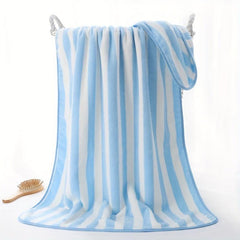 Polyester Stripe Beach Towel For Adults 70x140cm