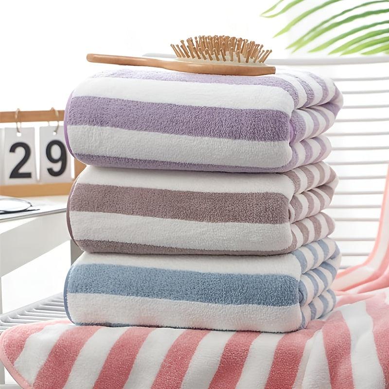 Polyester Stripe Beach Towel For Adults 70x140cm