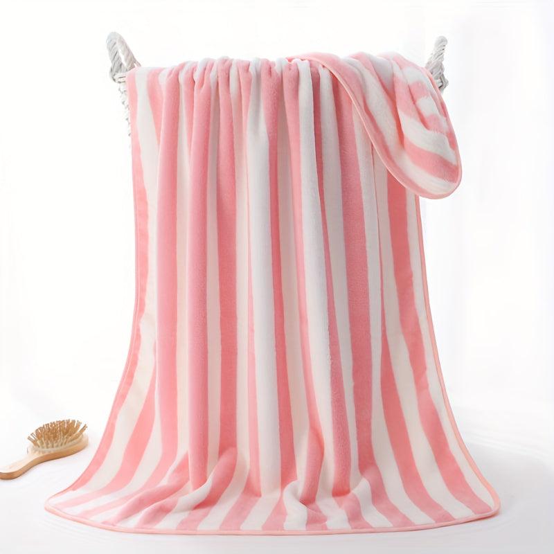 Polyester Stripe Beach Towel For Adults 70x140cm