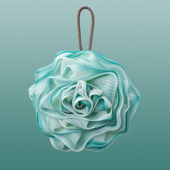 Rose Bath Ball Exfoliating Scrub Shower Puff Massage Brush Bathroom Shower