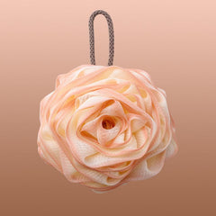 Rose Bath Ball Exfoliating Scrub Shower Puff Massage Brush Bathroom Shower