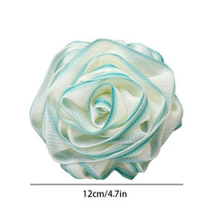 Rose Bath Ball Exfoliating Scrub Shower Puff Massage Brush Bathroom Shower
