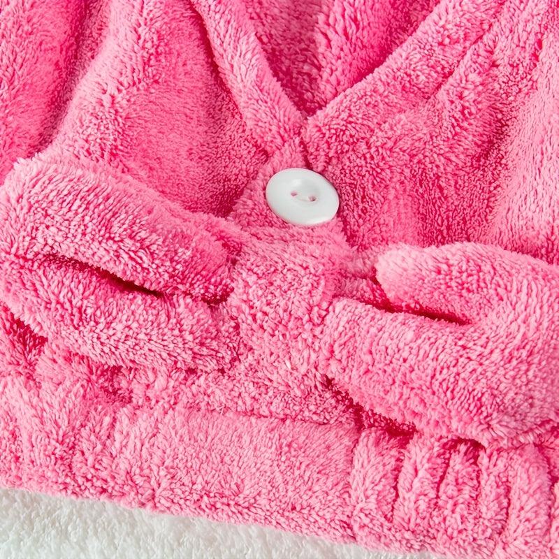 Soft Hair Drying Cap Microfiber Towel Quick drying Shower Cap