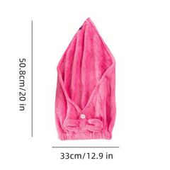 Soft Hair Drying Cap Microfiber Towel Quick drying Shower Cap