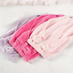 Soft Hair Drying Cap Microfiber Towel Quick drying Shower Cap